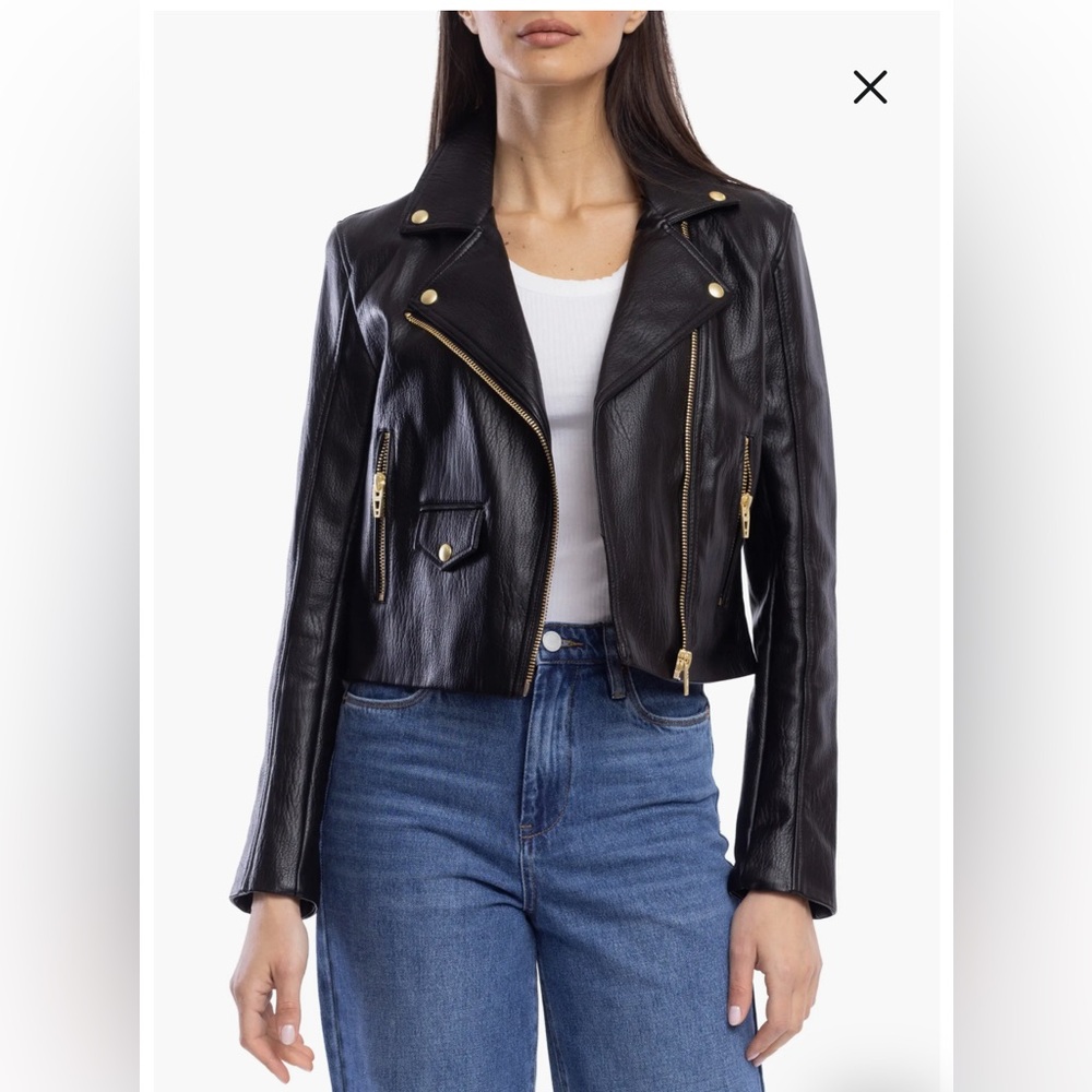 BLANKNYC Moto Jacket Faux Leather